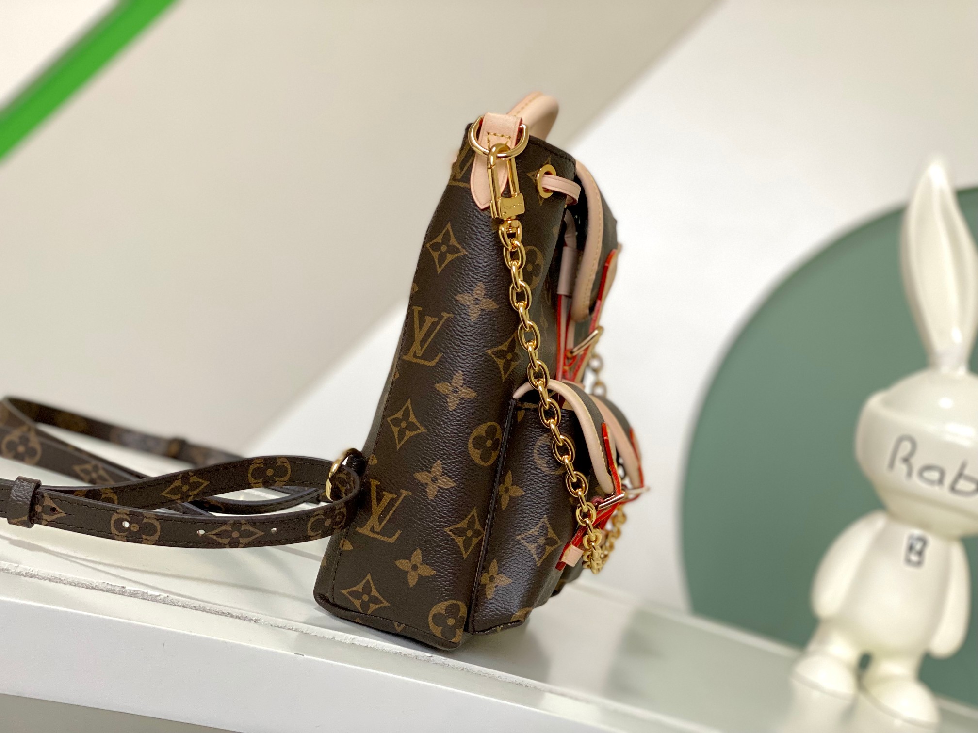 [TOP] Louis Vuitton LV  Backpack Made Of Monogram Canvas Material - 21×23×10CM-Brown