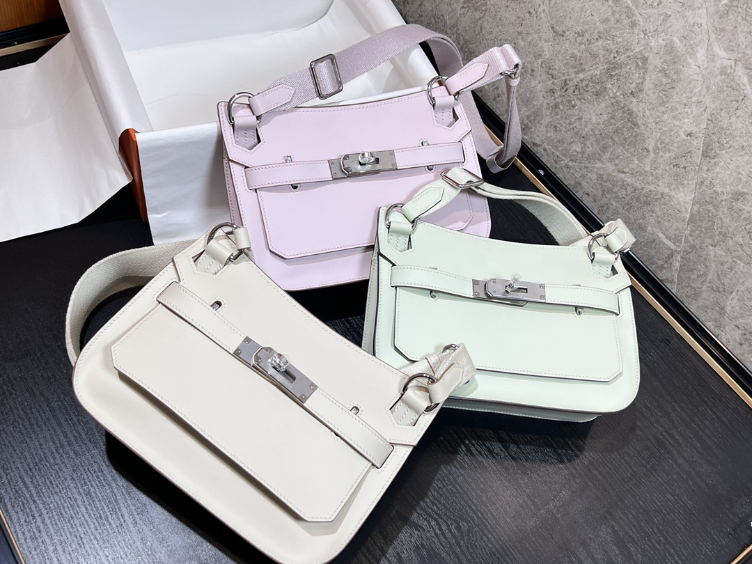 [TOP] HERMES Swift Leather Mini Jypsiere Bag 22cm - 7 Colors - GHW&SHW