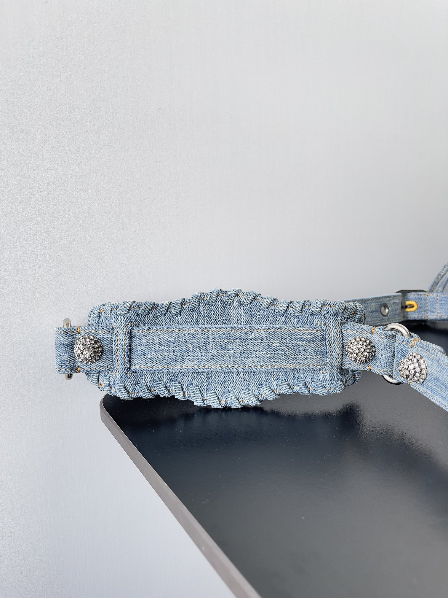 [TOP] BALENCIAGA Le Cagole Bag Motorcycle Bag Denim  39 CM - Denim