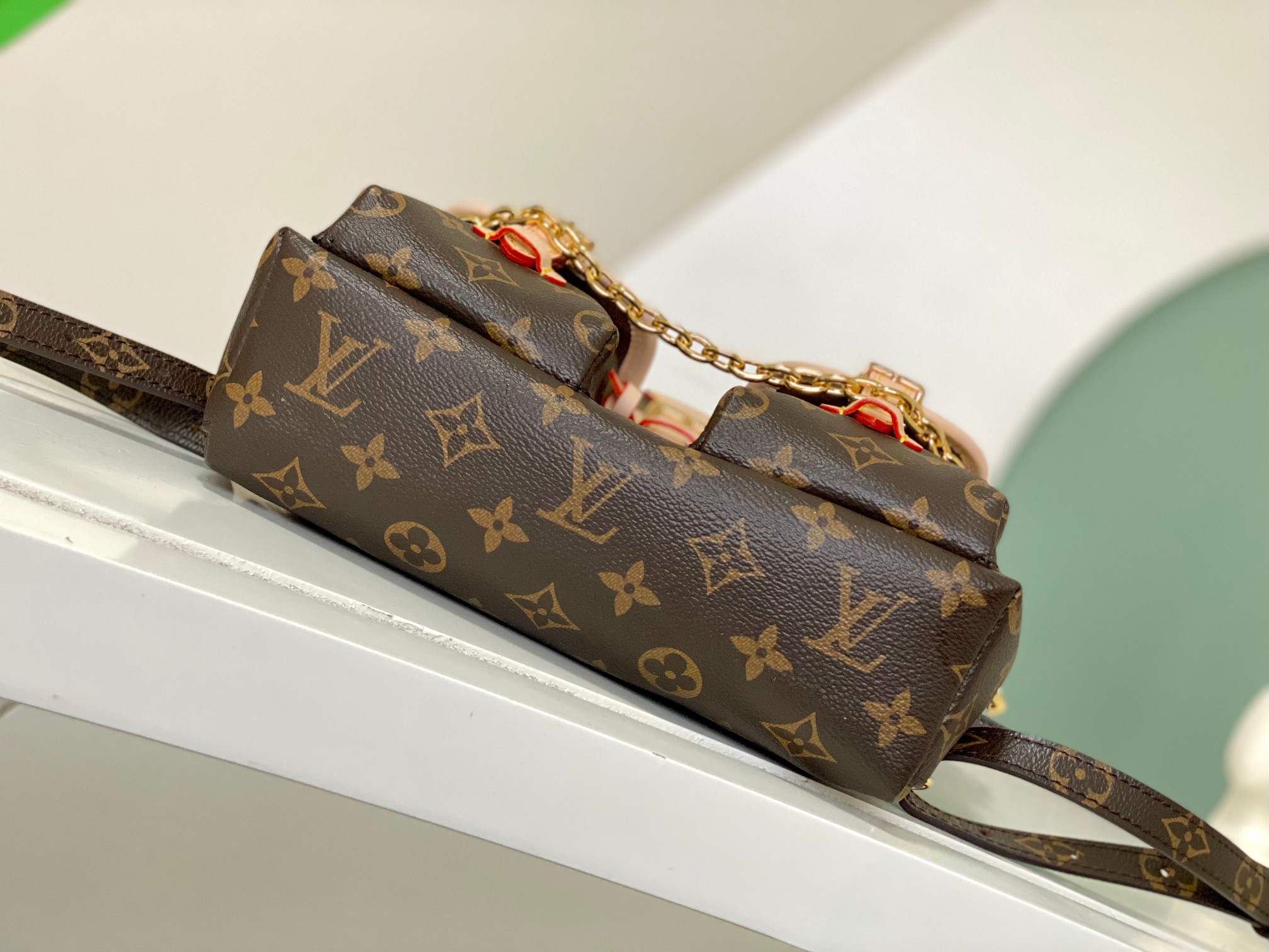 [TOP] Louis Vuitton LV  Backpack Made Of Monogram Canvas Material - 21×23×10CM-Brown