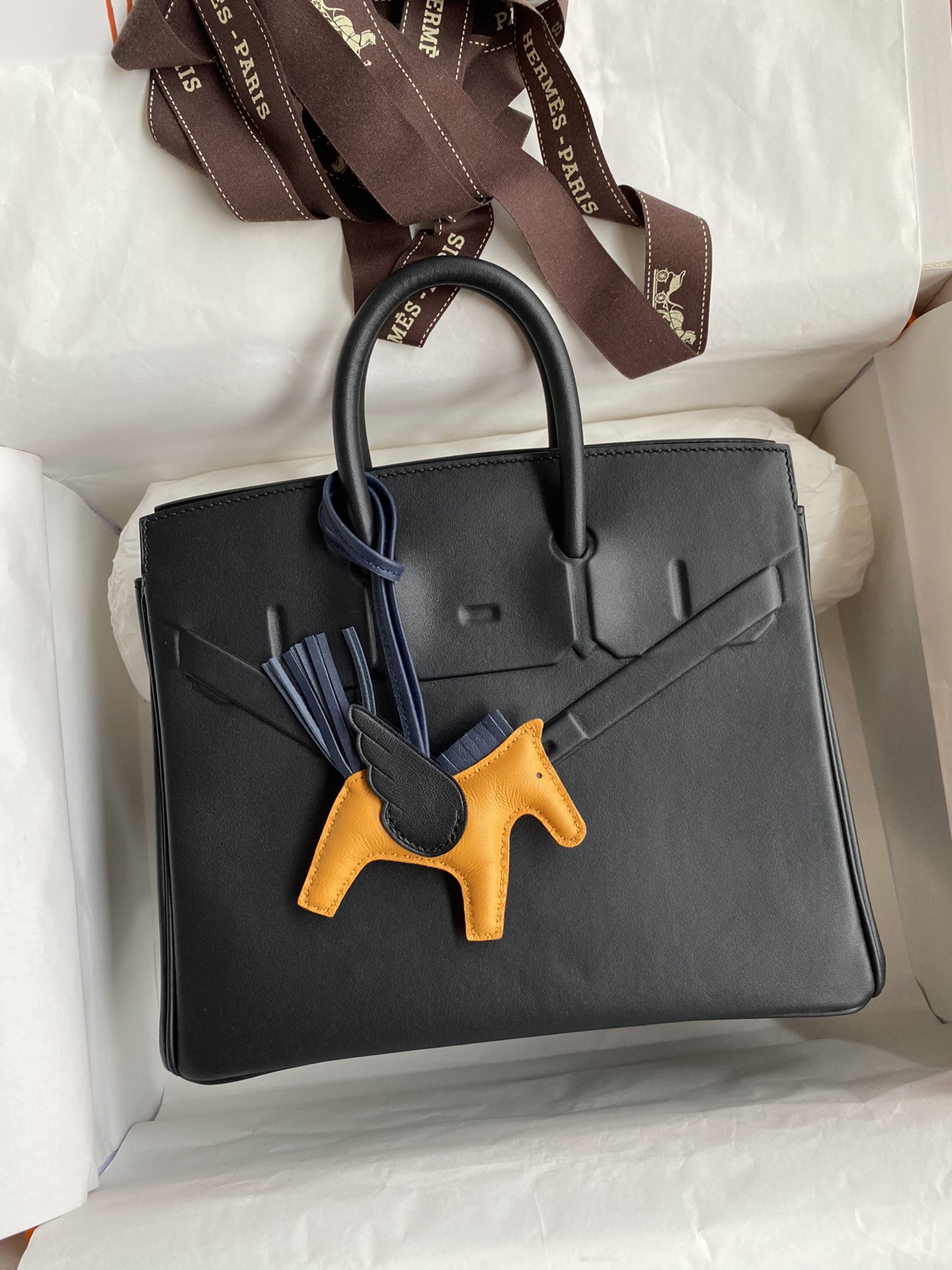 [TOP] HERMES Full Hand Sewn Swift Leather Birkin Shadow 25cm - 5 Colors & SHW