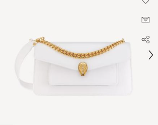 [TOP] BVLGARI Bag 28 x 14.5 x 6.5 cm - White