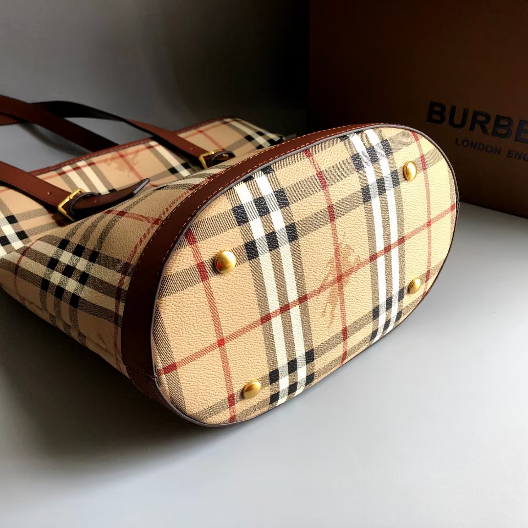 [TOP] BURBERRY Tote Bag 29x17x25cm - Beige