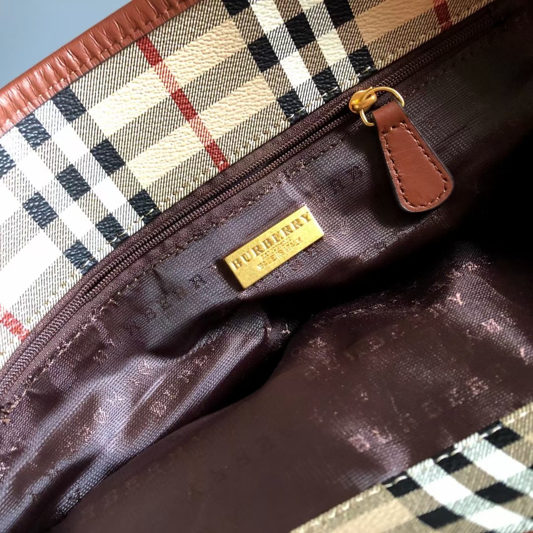 [TOP] BURBERRY Tote Bag 29x17x25cm - Beige