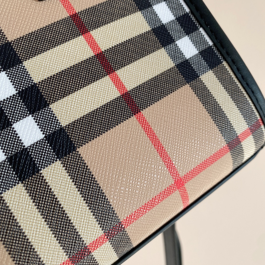 [TOP] BURBERRY Tote Bag Mini 19.5x14x6.5cm - Beige