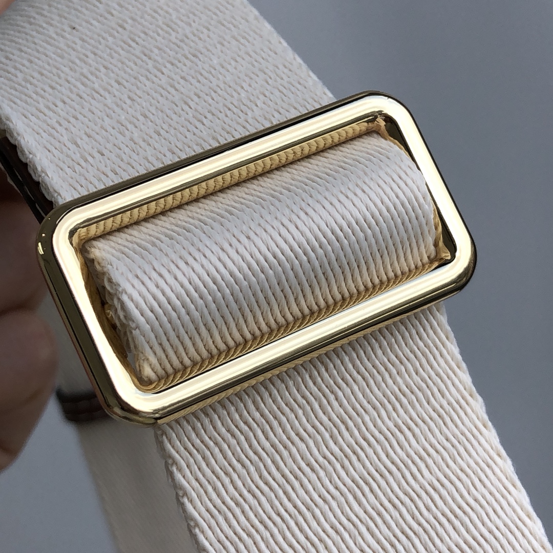 [TOP] BURBERRY Note Bag Canvas & Cowhide with Letters Logo 25 x 8.5 x 18cm - White