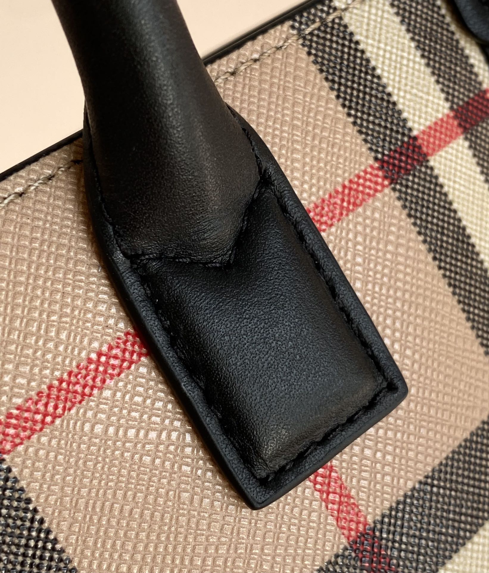 [TOP] BURBERRY Tote Bag Mini 19.5x14x6.5cm - Beige