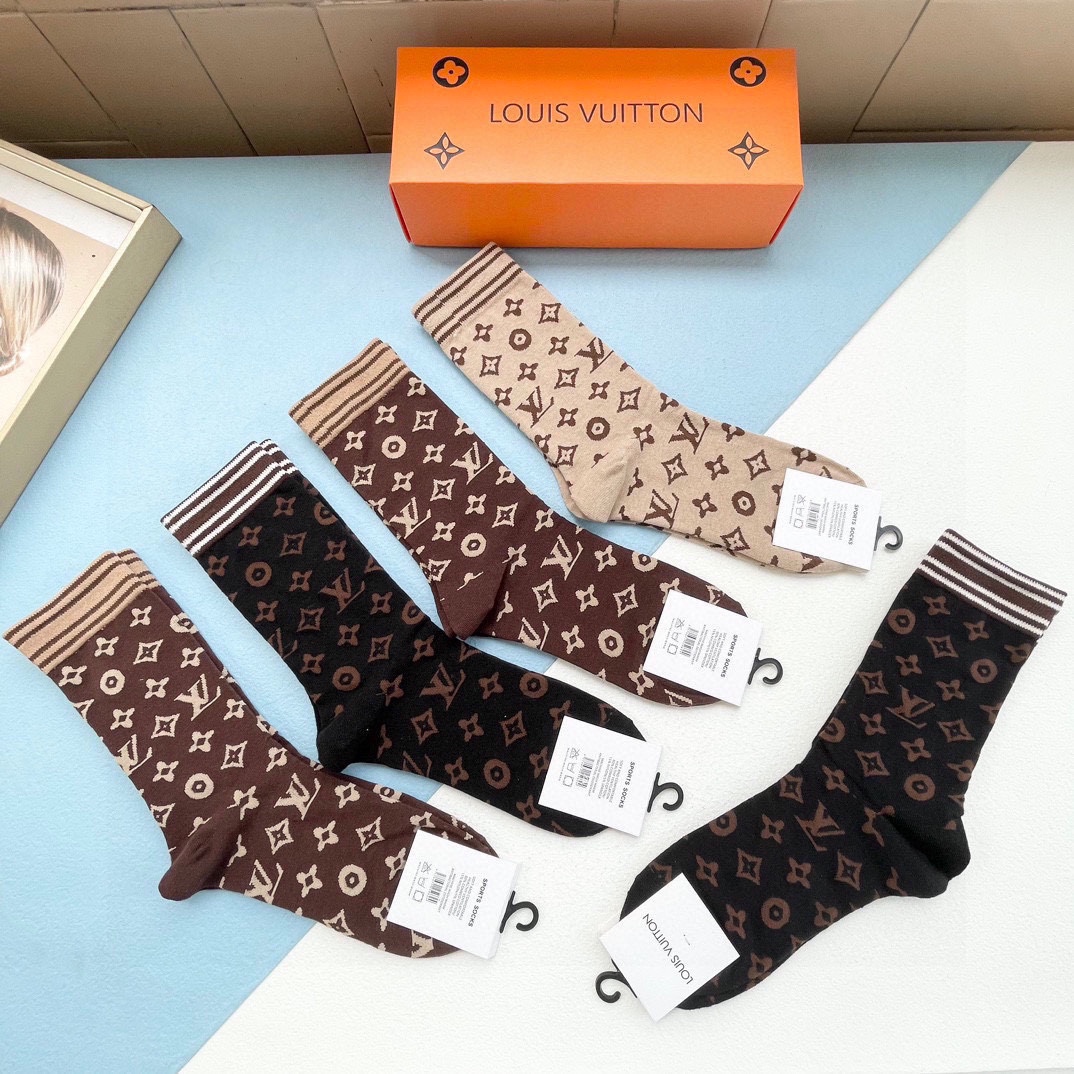 [TOP] Louis Vuitton LV LV European And American Famous Brand Stockings