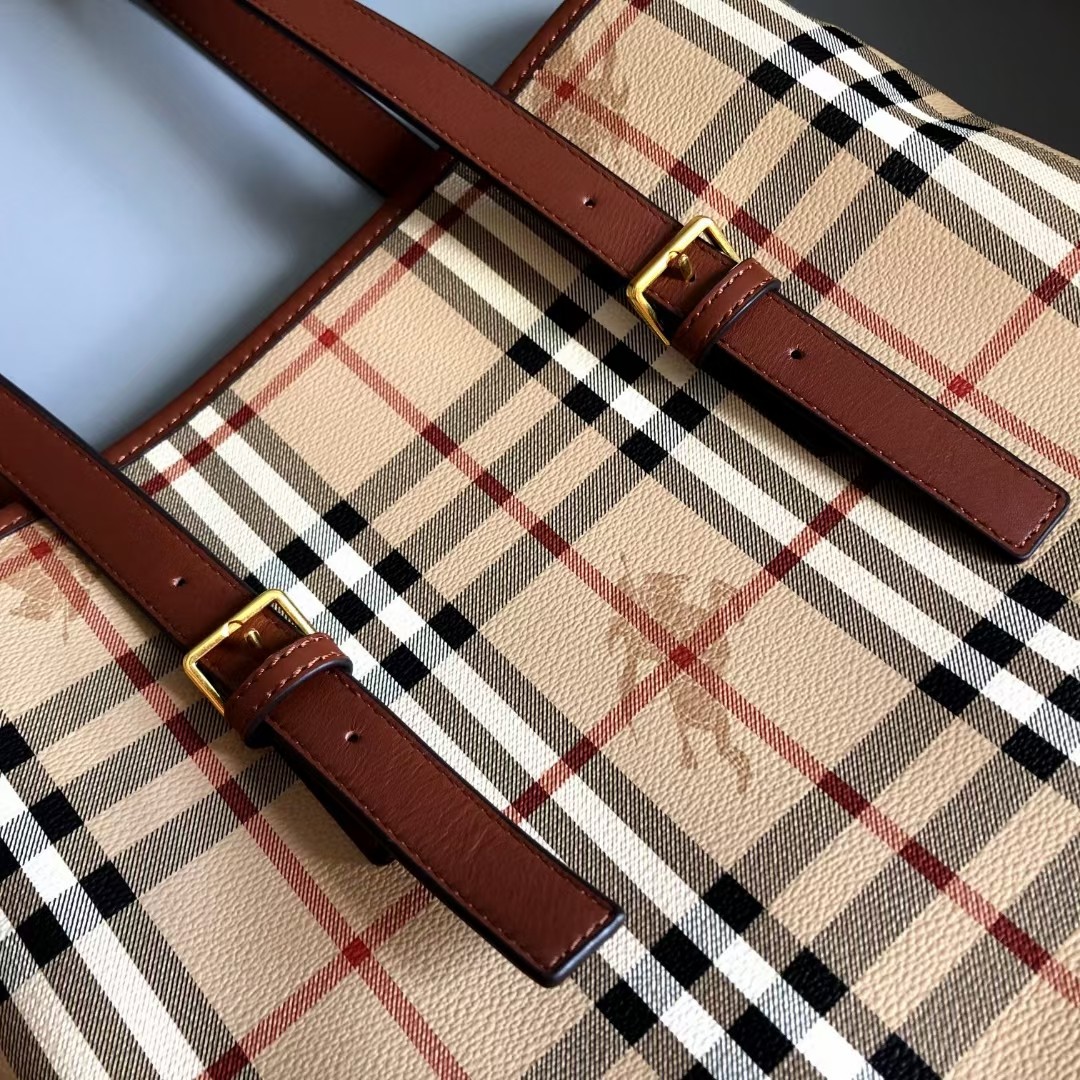 [TOP] BURBERRY Tote Bag 29x17x25cm - Beige