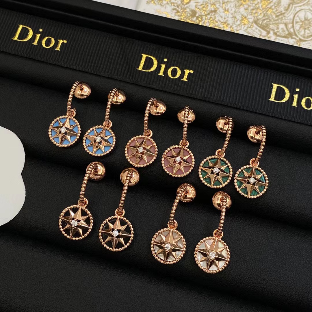 [TOP] Christian Dior Compass Earrings - 5 Colors