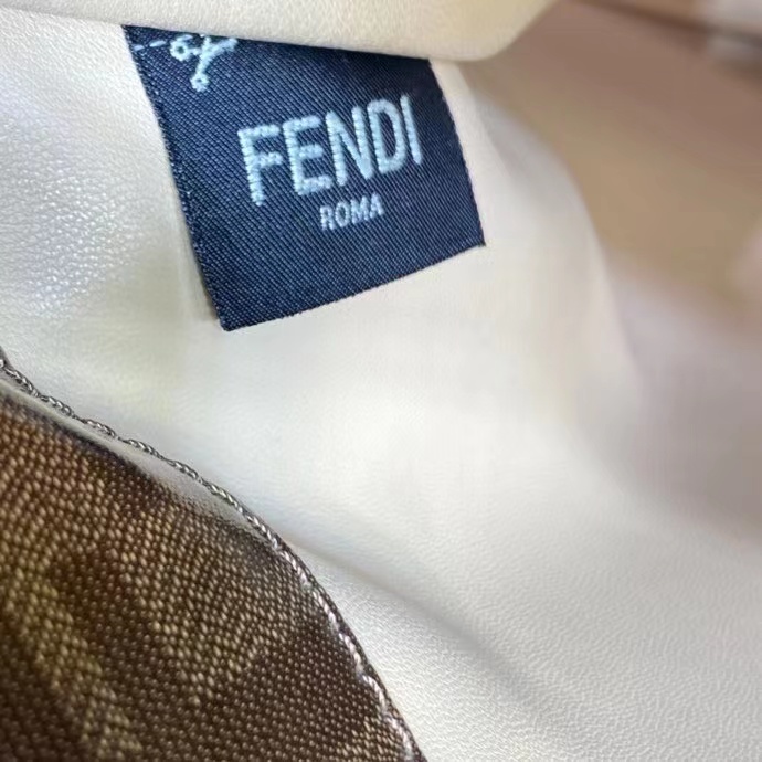 [TOP] FENDI Medium Peekaboo X-Lite Handbag - 42 CM - Dark Grey