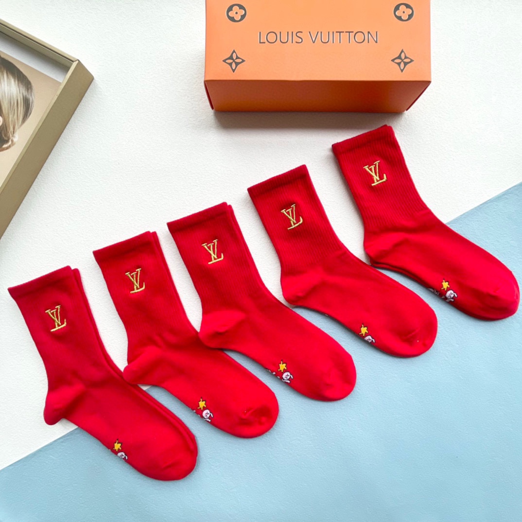 [TOP] Louis Vuitton LV LV European and American Famous Brand Stockings