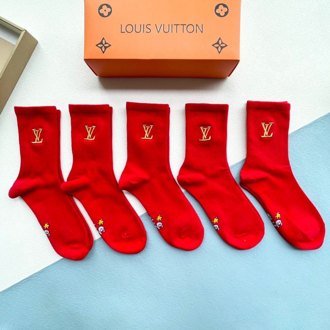 [TOP] Louis Vuitton LV LV European and American Famous Brand Stockings