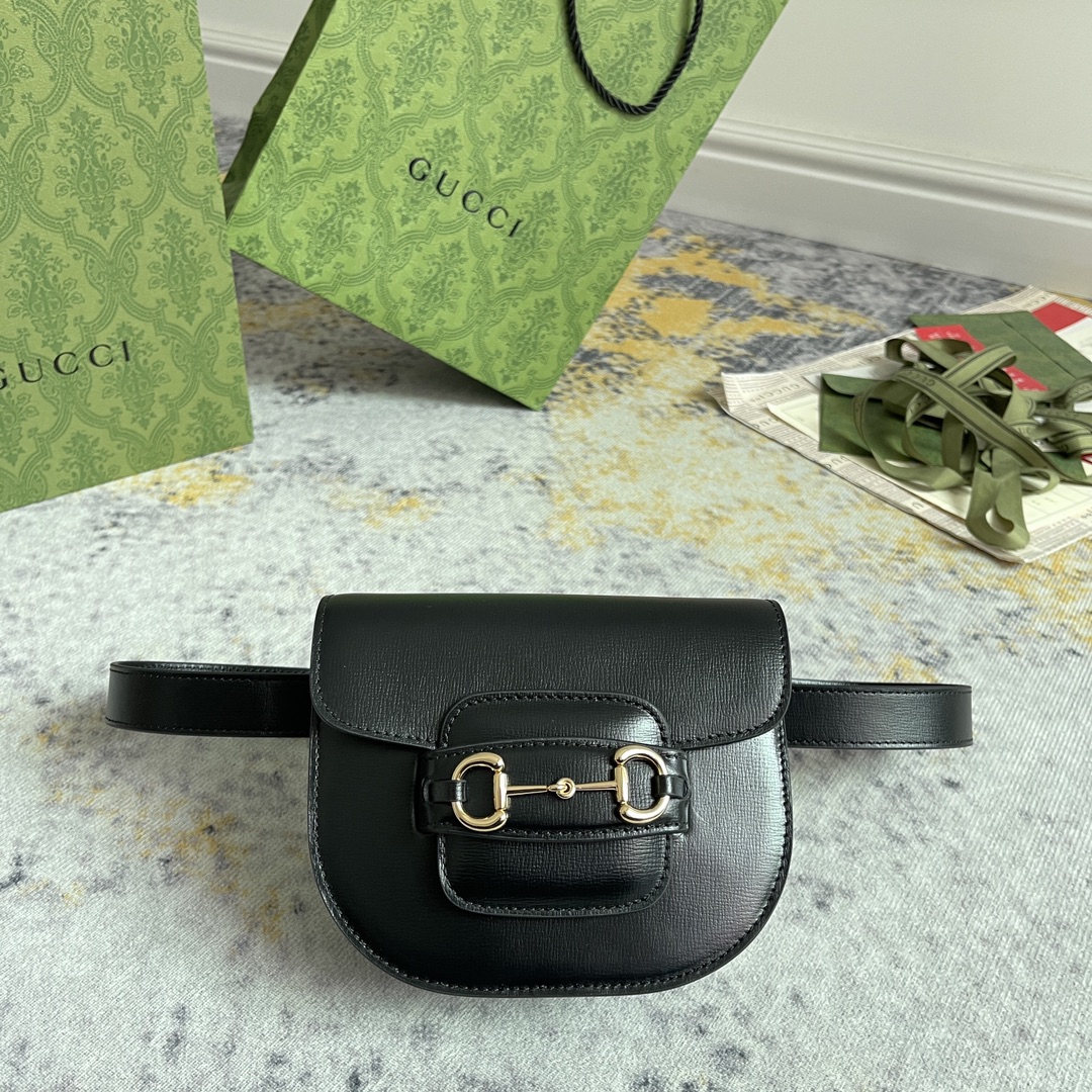 [TOP] GUCCI G*G Horsebit 1955 Mini Bags 16X13X6.5CM - 2 Colors
