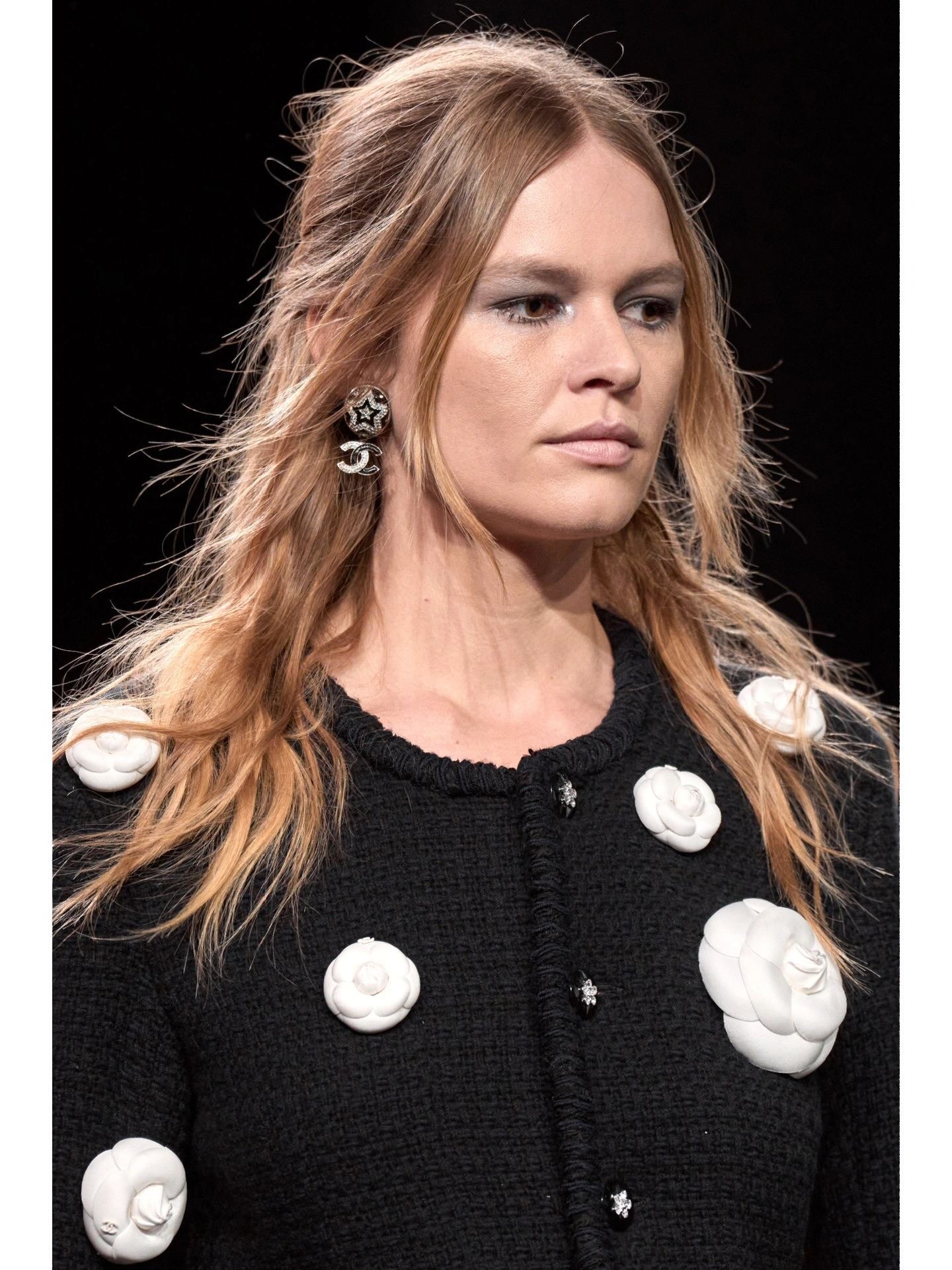 [TOP] CHANEL Five-pointed Star Double C Earrings