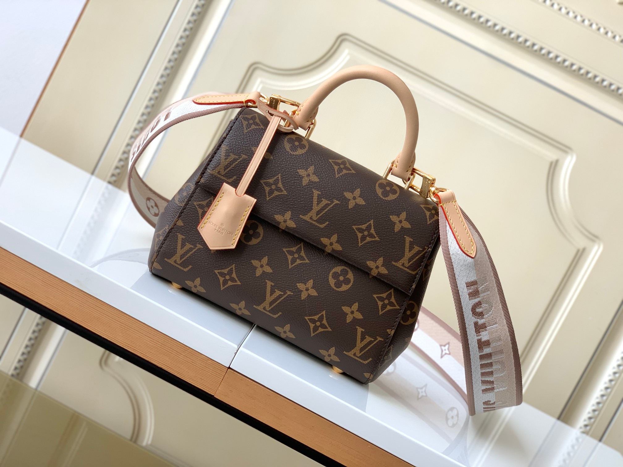 [TOP] Louis Vuitton LV Cluny Mini Handbag 20x16x7.5cm