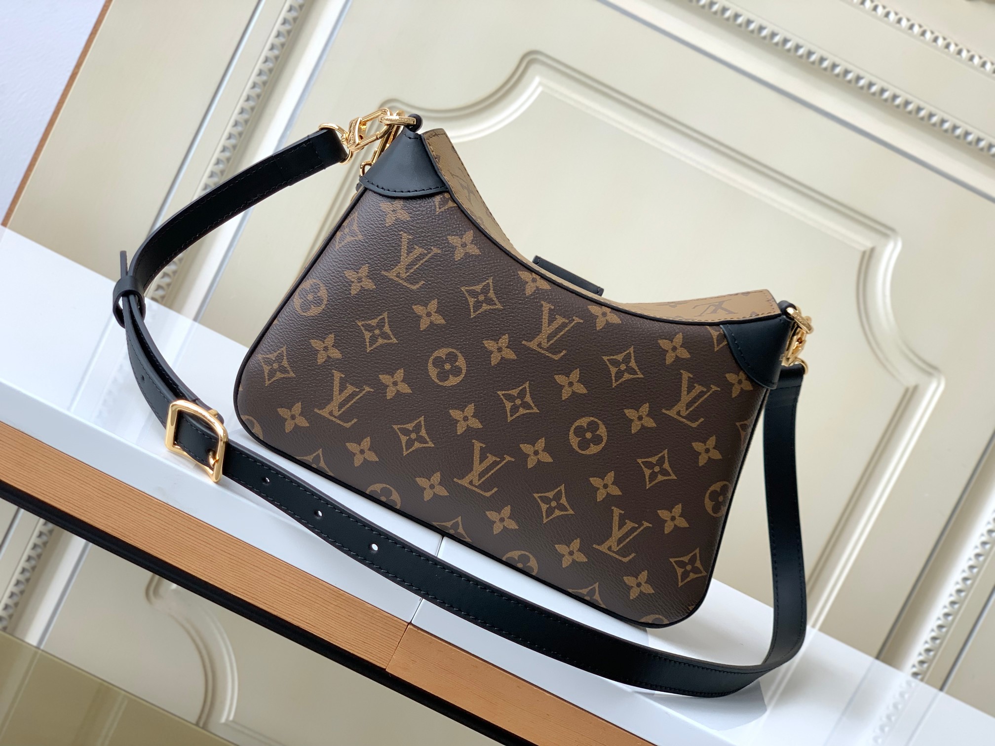 [TOP] Louis Vuitton LV  Made Of Canvas And Leather 29*19*9cm - Black Brown