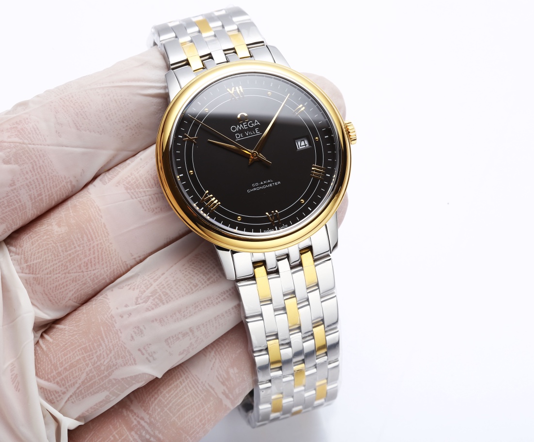 [TOP] OMEGA Sapphire Crystal Mirror Watch 39.5 mm - 3 Colors