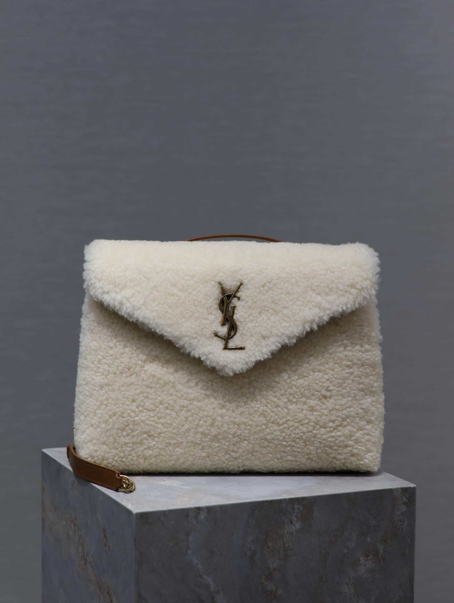 [TOP] Yves Saint Laurent YSL Lamb's Wool LouLou Bags - 3 Sizes