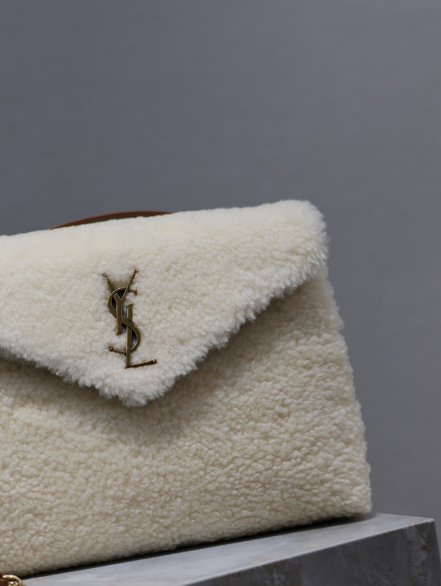 [TOP] Yves Saint Laurent YSL Lamb's Wool LouLou Bags - 3 Sizes