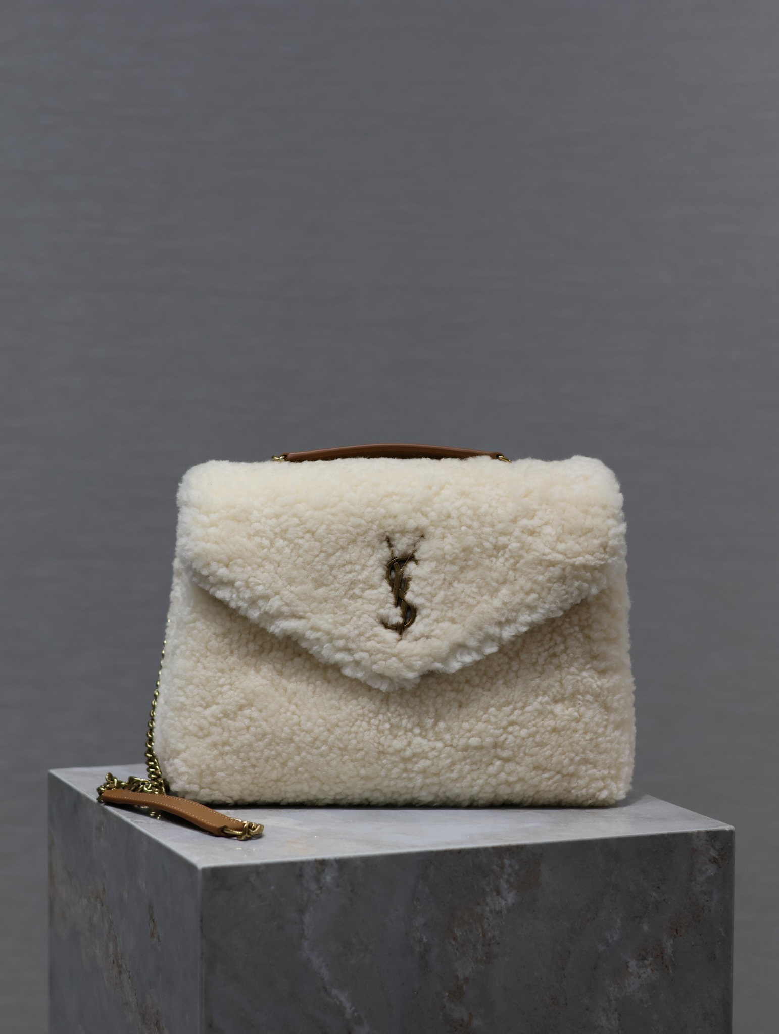 [TOP] Yves Saint Laurent YSL Lamb's Wool LouLou Bags - 3 Sizes