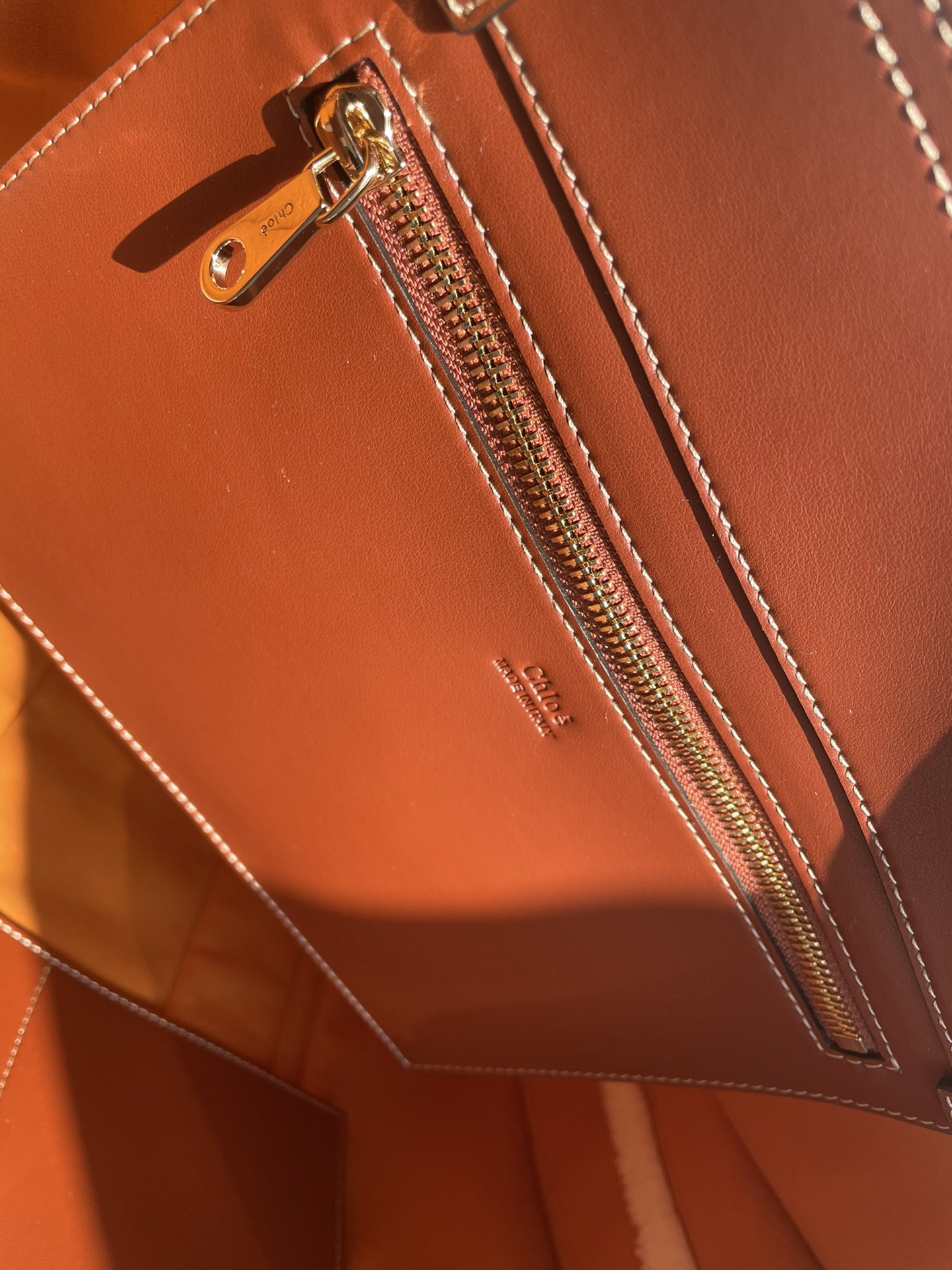 [TOP] Chloe New Autumn And Winter Lamb Wool Woody Tote Bag Cowhide 45*33*13 CM