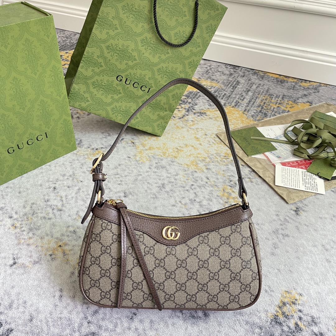 [TOP] GUCCI G*G Small Ophidia 25×15X6.5CM - 3 Colors&GHW Gucci