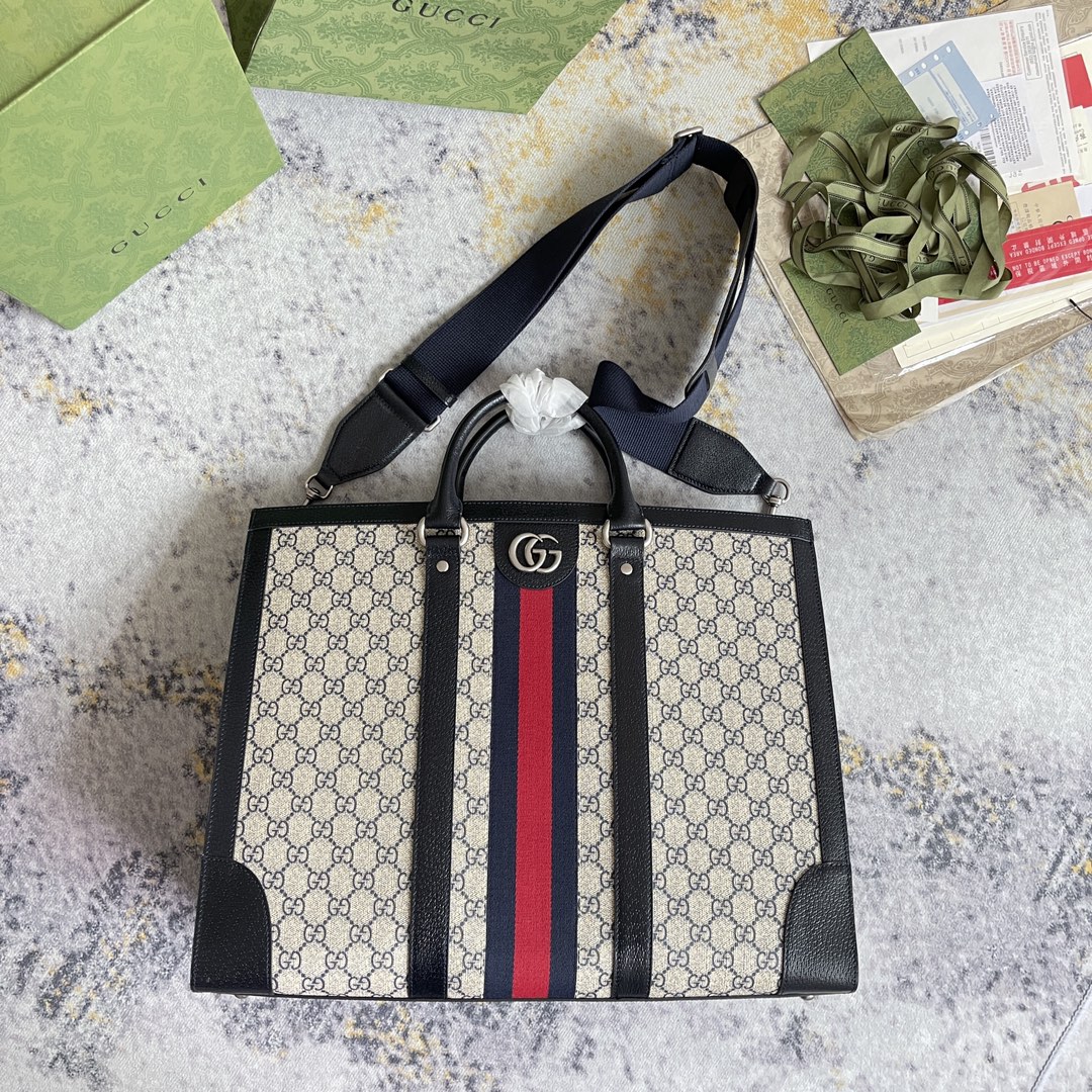 [TOP] GUCCI Leather Tote Bags 43X35X18.5CM - 4 Colour