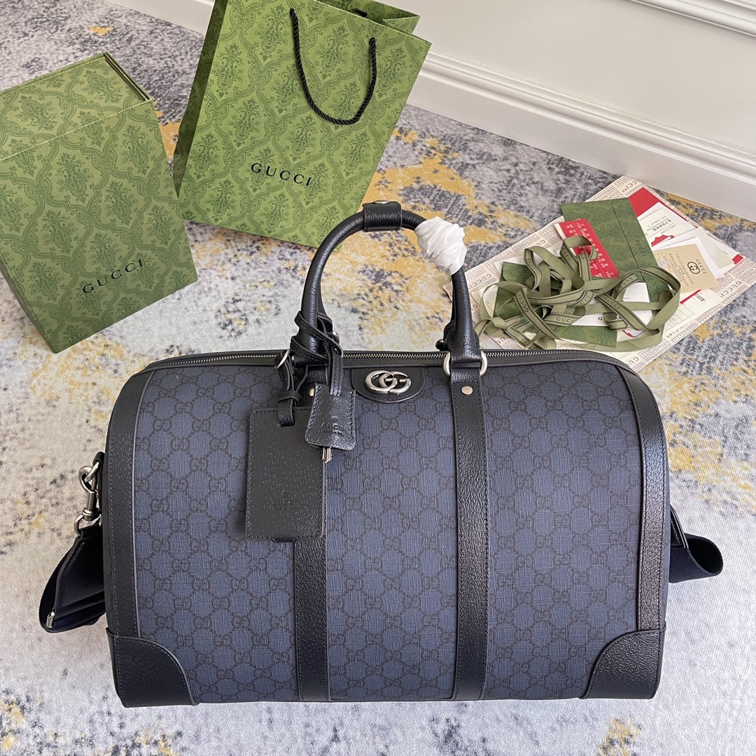 [TOP] GUCCI Leather Duffle Bags 44X28.5X24.5CM - 4 Colors