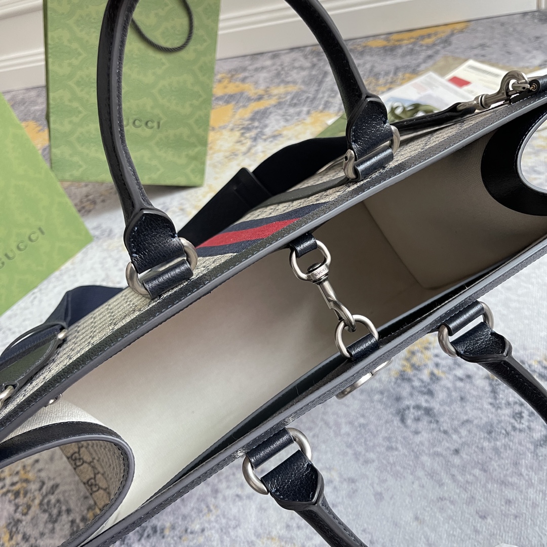 [TOP] GUCCI Leather Tote Bags 43X35X18.5CM - 4 Colour