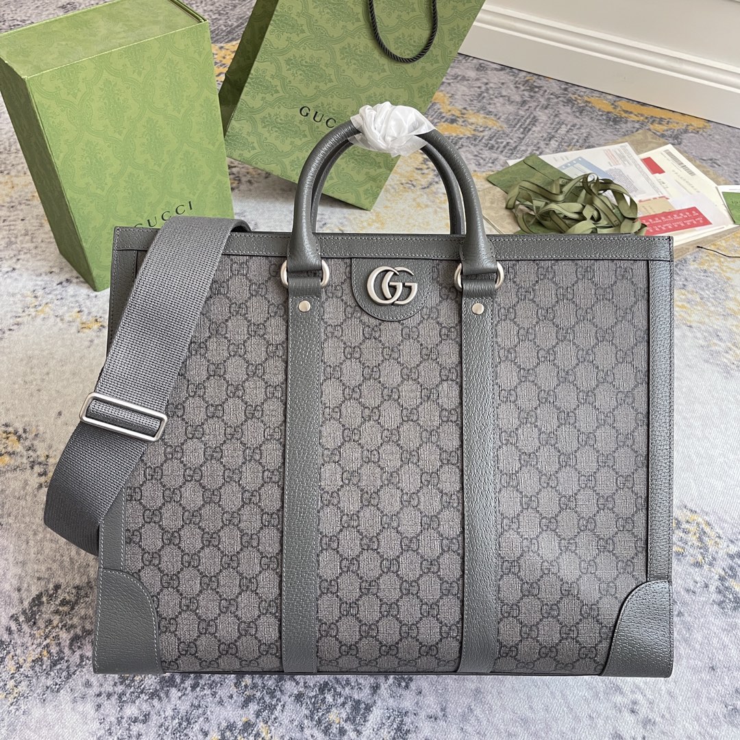 [TOP] GUCCI Leather Tote Bags 43X35X18.5CM - 4 Colour