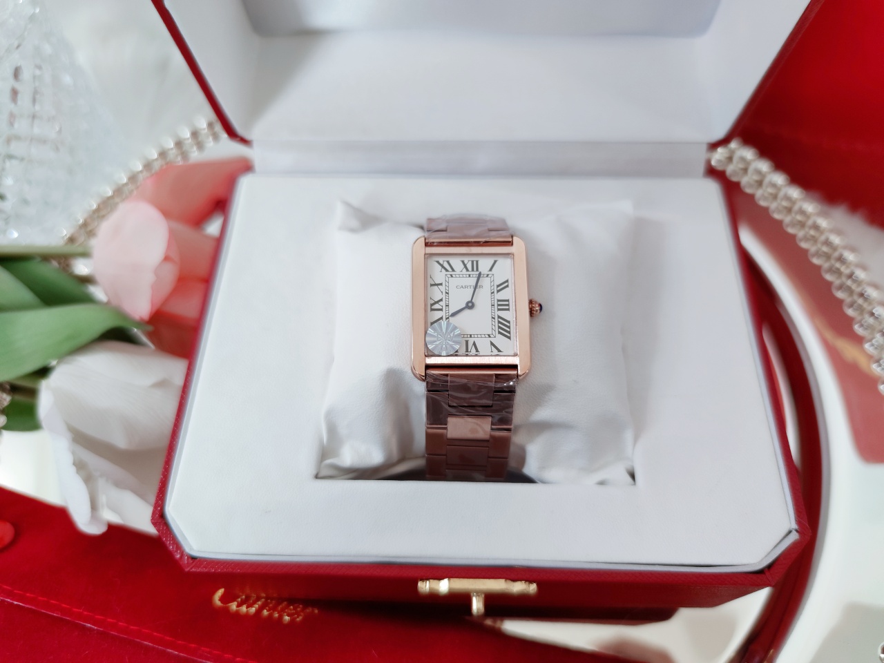 [TOP] Cartier Tank Solo watch - 3 Sizes