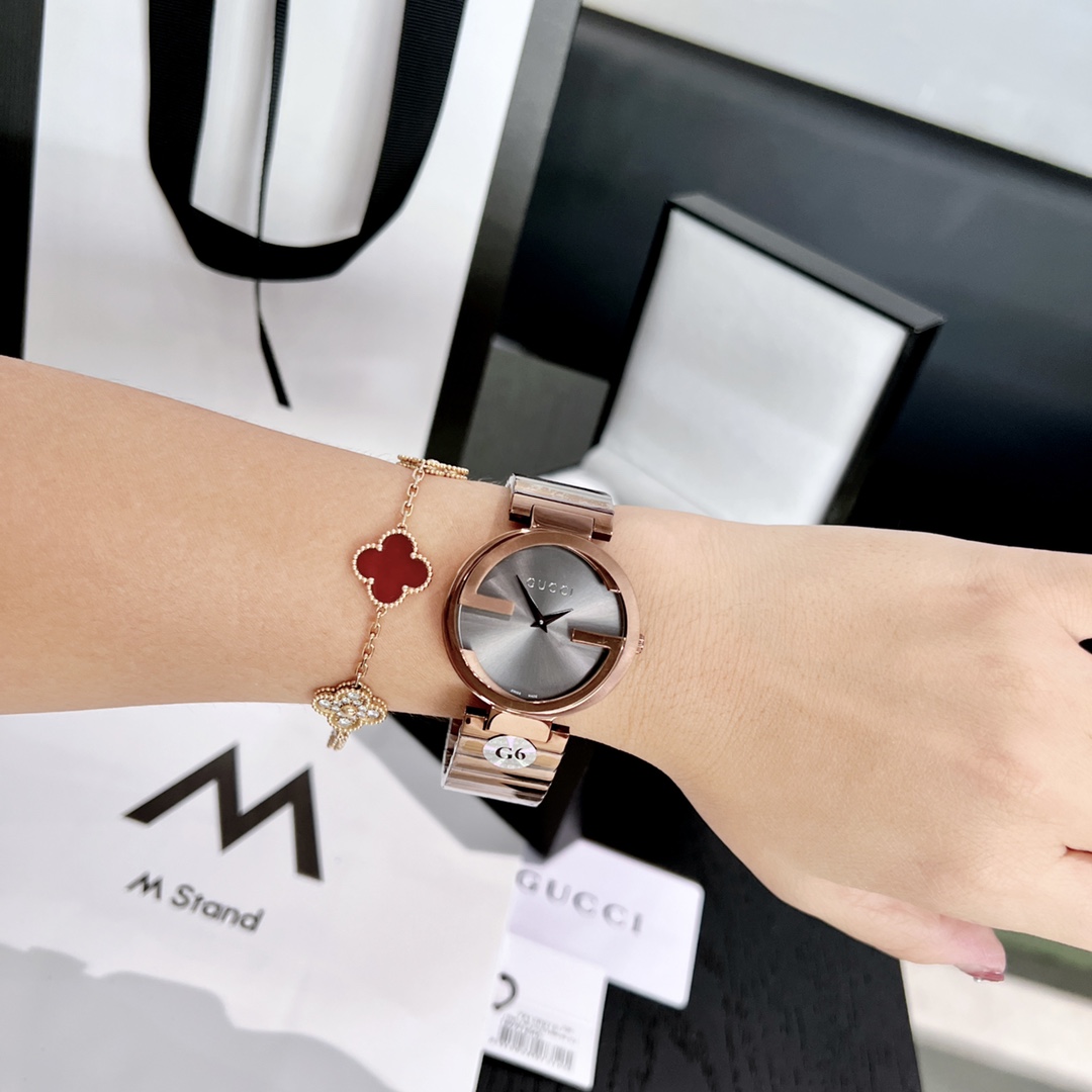 [TOP] GUCCI Swiss Quartz Movement Watches 37mm