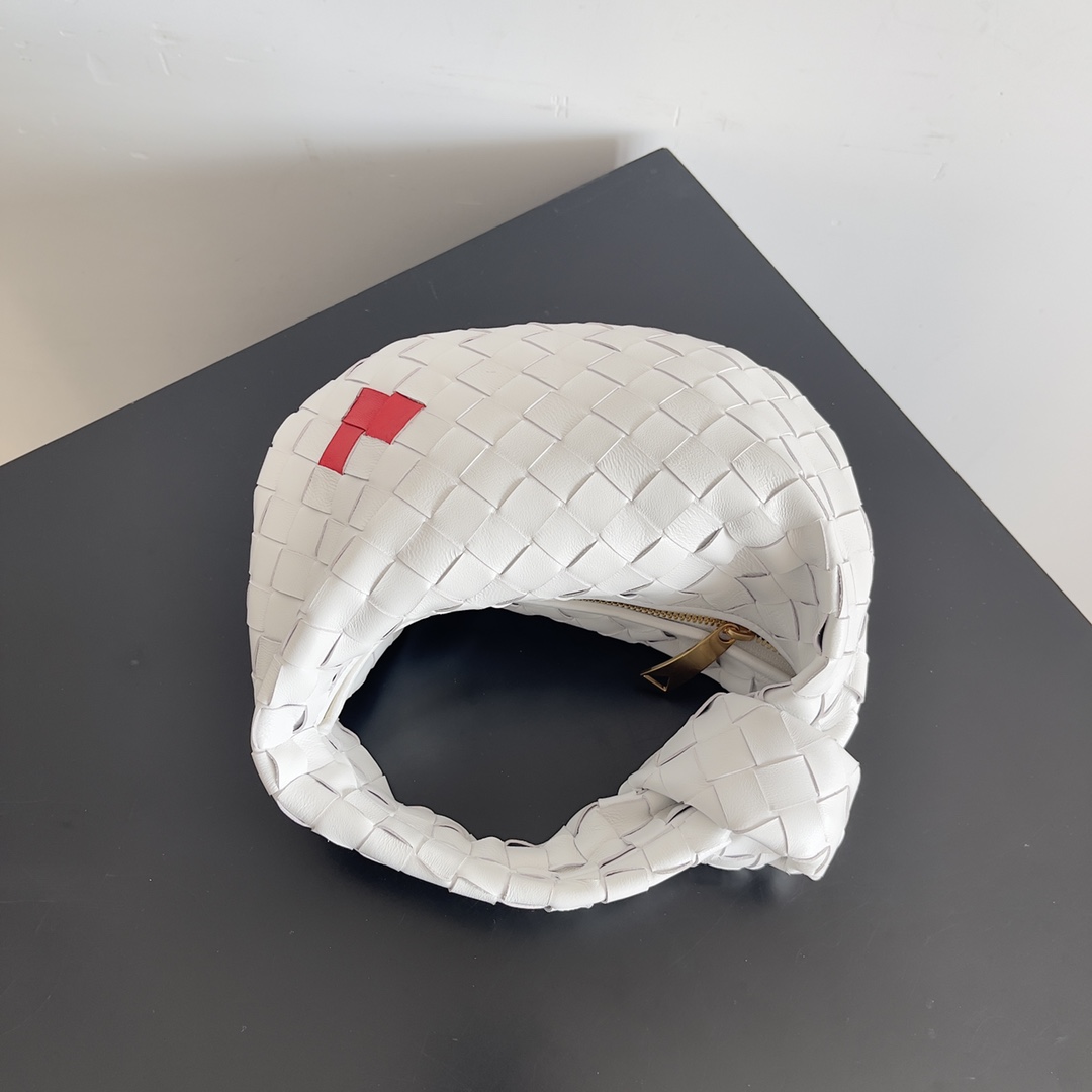 [TOP] Bottega Veneta BV Jodie Bag Teen 23*15*5cm - White