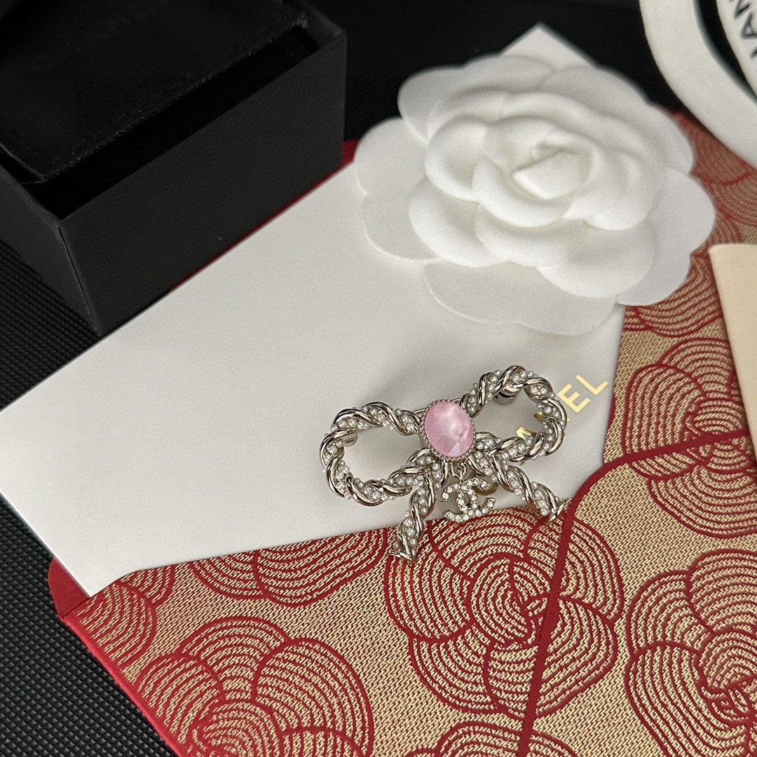 [TOP] CHANEL Bow Tie Brooch