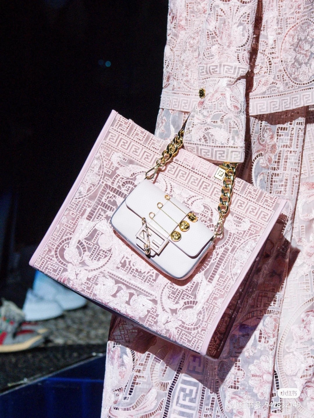 [TOP] FENDI x Versace| Baguette Co-Branded Pin Bags - 20x13x5cm - 4 Colors&GHW