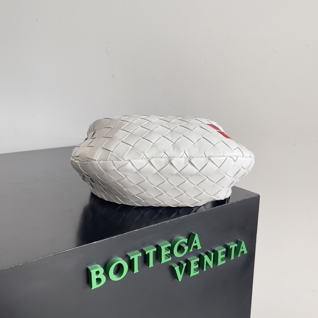 [TOP] Bottega Veneta BV Jodie Bag Teen 23*15*5cm - White