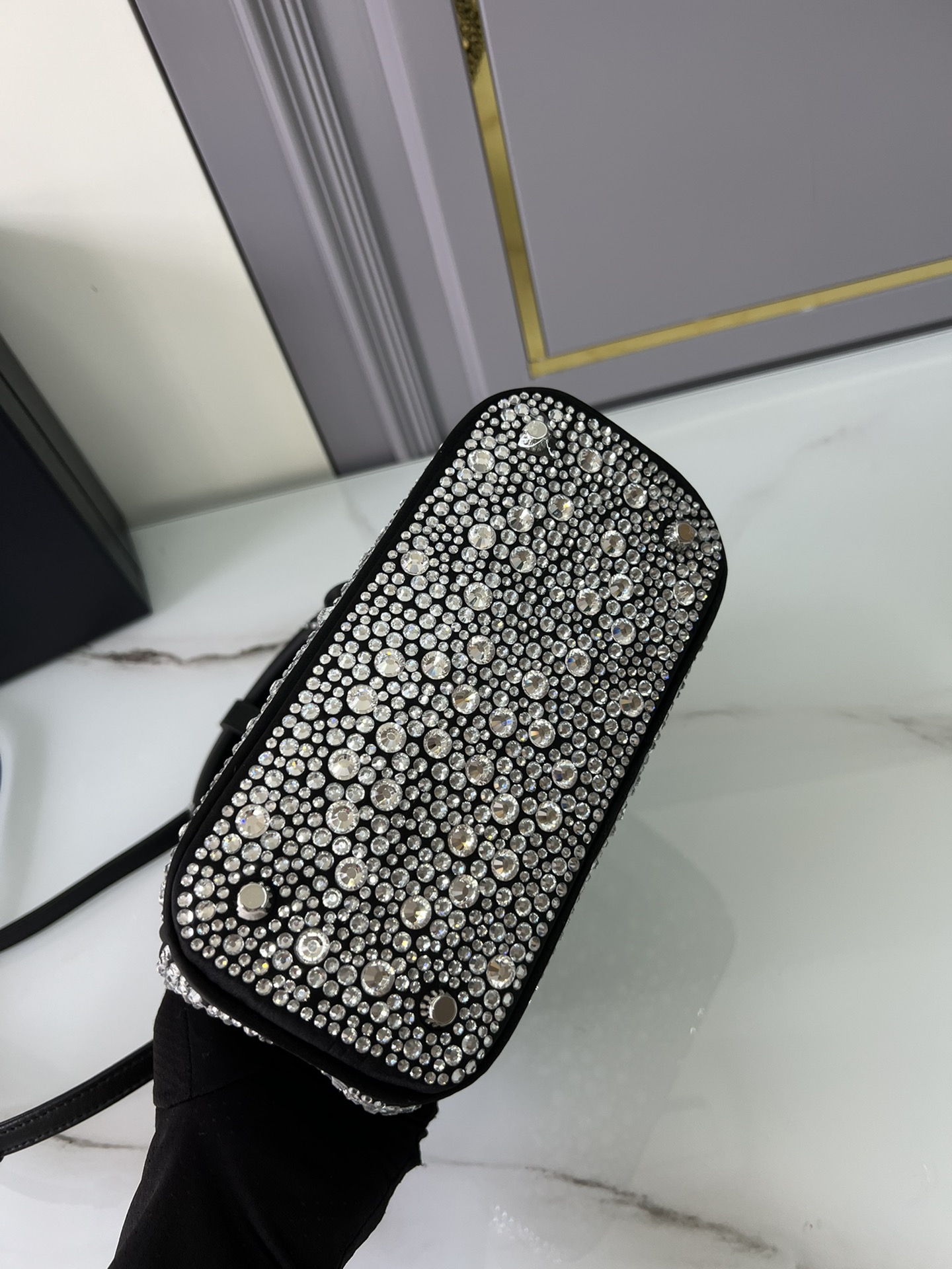 [TOP] PRADA Galleria Bag Gypsophila Mini 20x14.5x9.5cm/24.5x16.5x11cm - 6 Colour