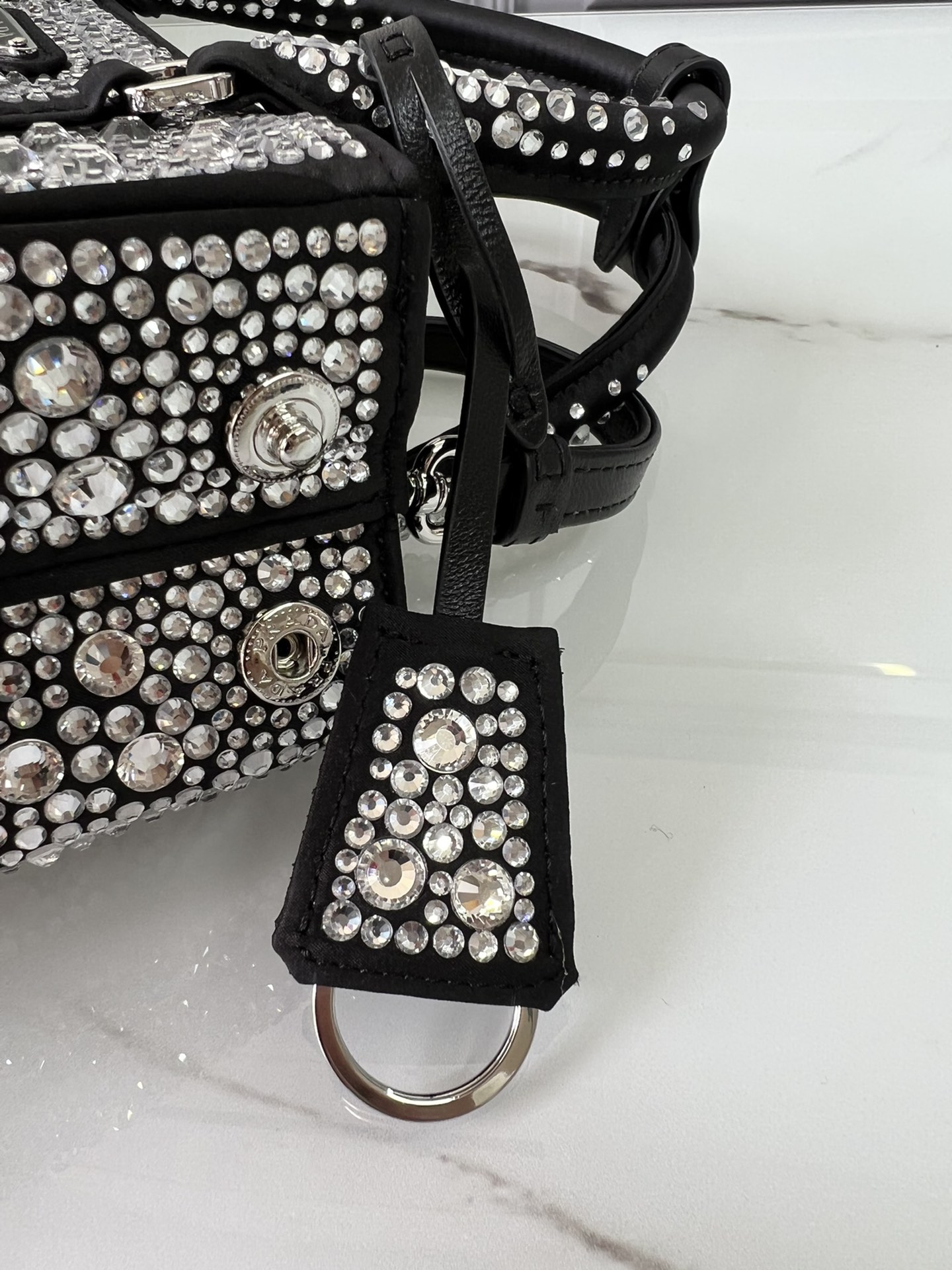 [TOP] PRADA Galleria Bag Gypsophila Mini 20x14.5x9.5cm/24.5x16.5x11cm - 6 Colour