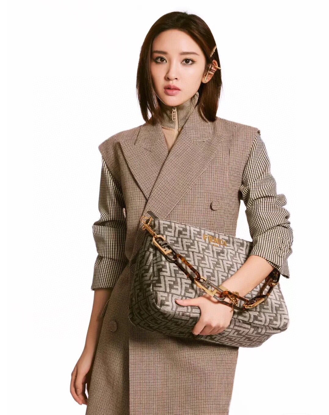 [TOP] FENDI Large Fendi O'Lock Swing 36X23.5X14cm - 2 Colors