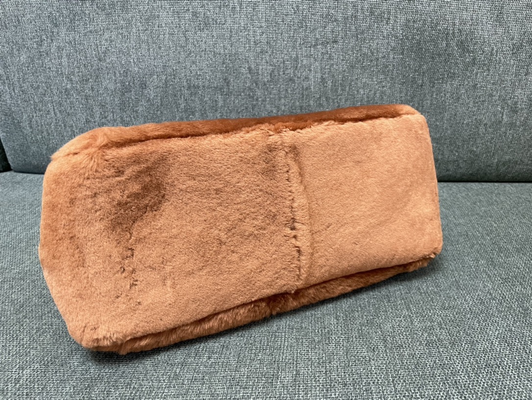 [TOP] FENDI Wool Fendi O'Lock Bags 36x16x26cm - Brown