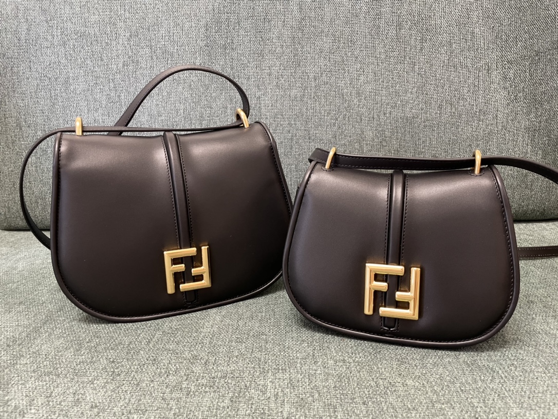 [TOP] FENDI C'Mon Bags - 2 Sizes - Black&GHW