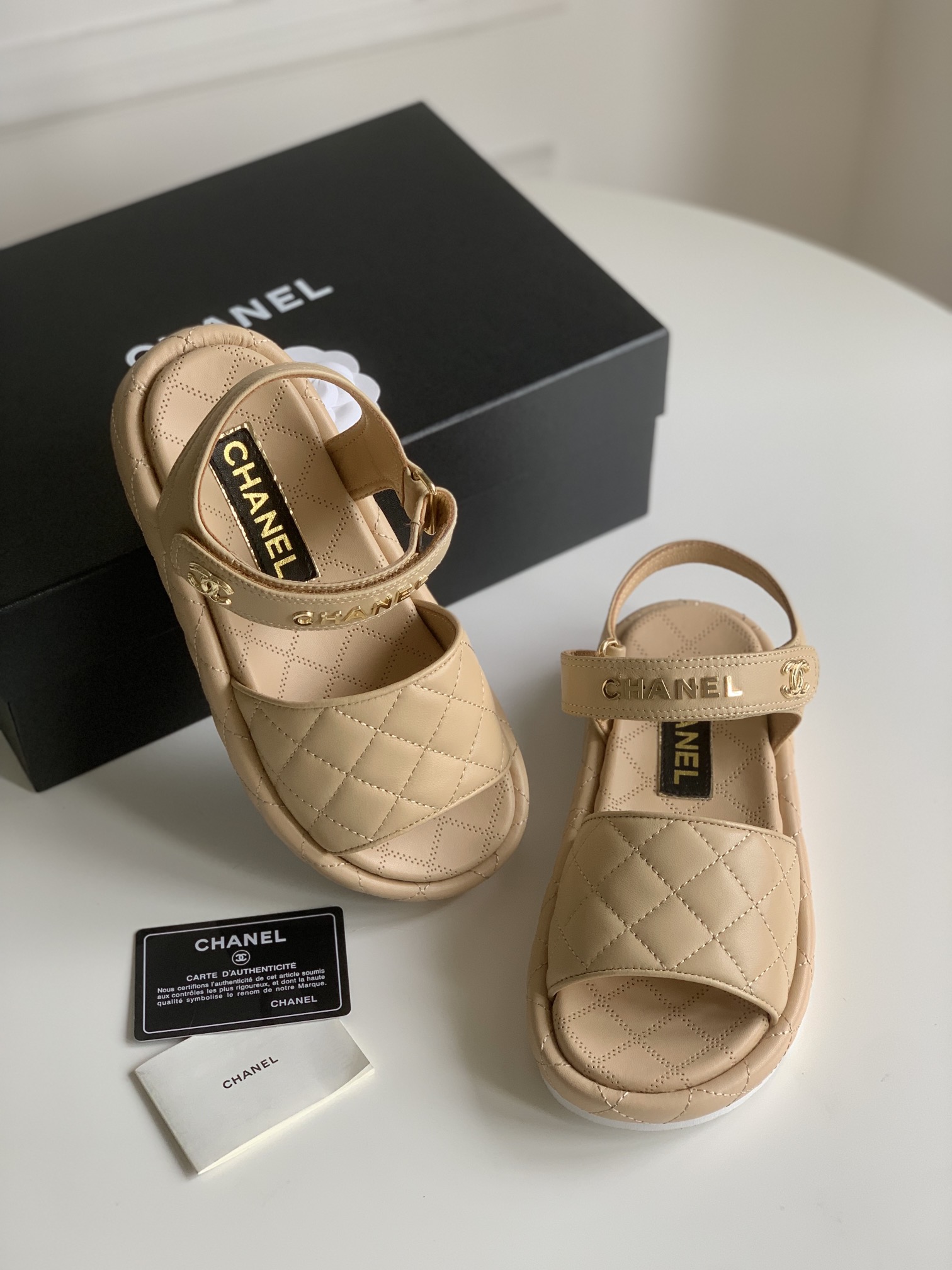 [TOP] CHANEL 24C Rhombic Sandals - 3 Colors