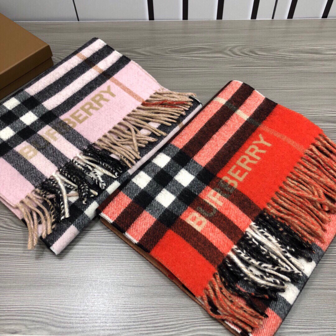 [TOP] BURBERRY Plaid Scarf 30 x 180 cm - 2 Colors