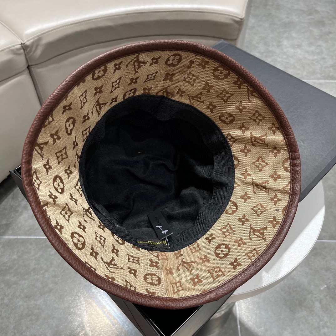 [TOP] Louis Vuitton LV New Fisherman Hat - Brown