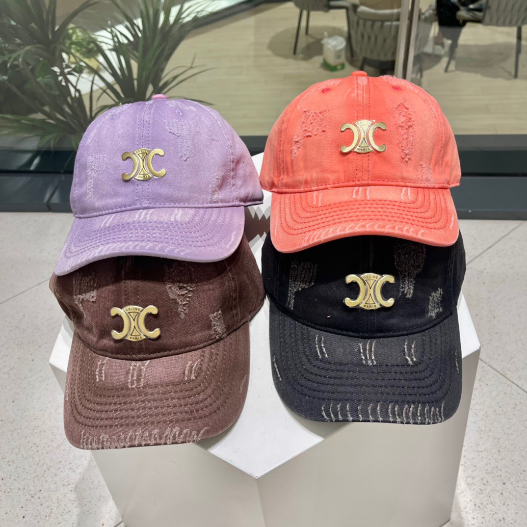 [TOP] CELINE New Baseball Cap - 4 Colors