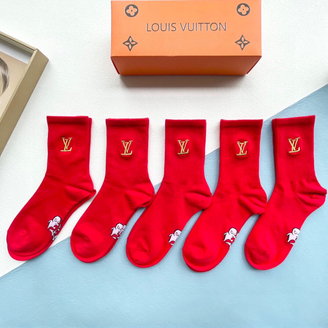 [TOP] Louis Vuitton LV LV European And American Famous Brand Stockings