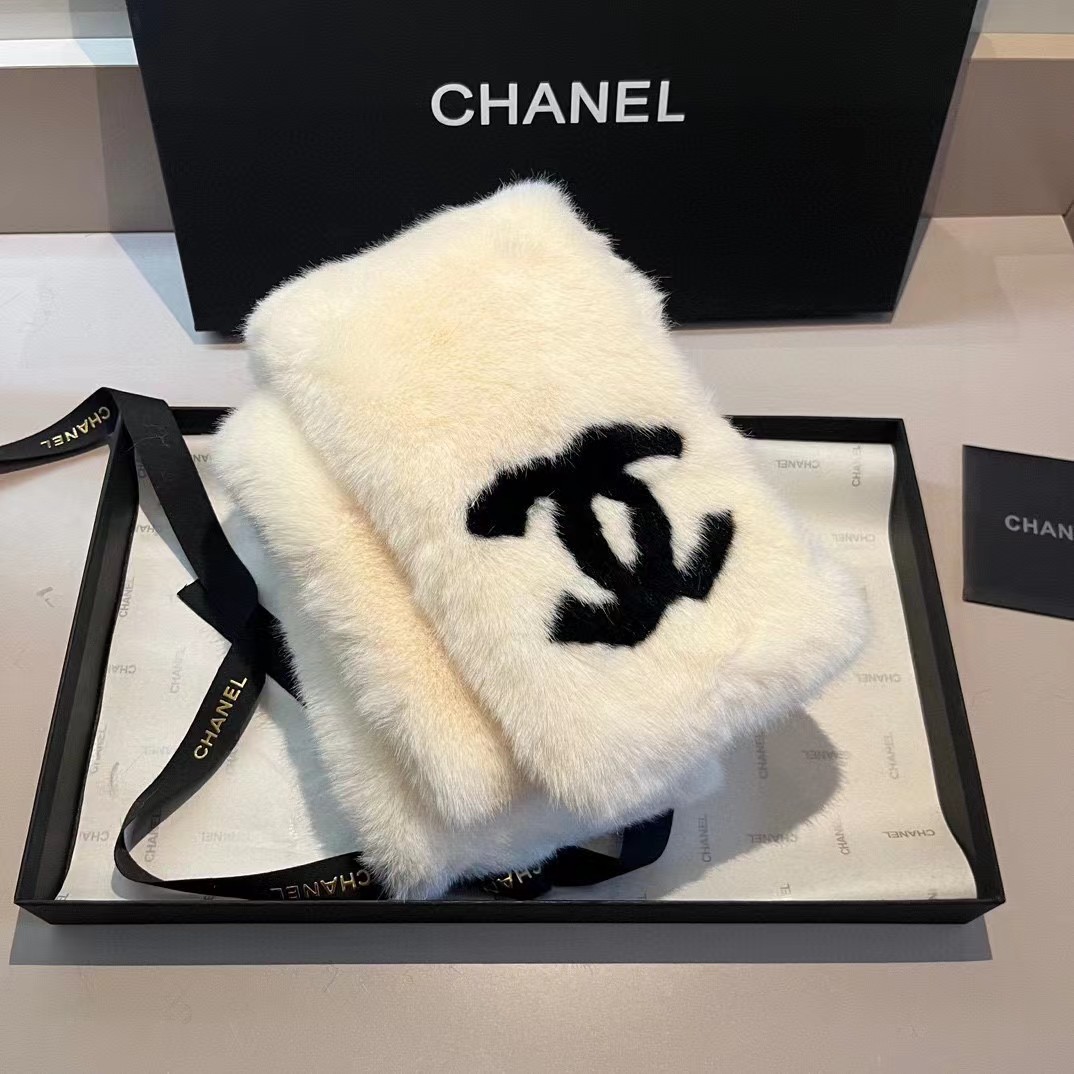 [TOP] CHANEL Cashmere Scarves 90 cm
