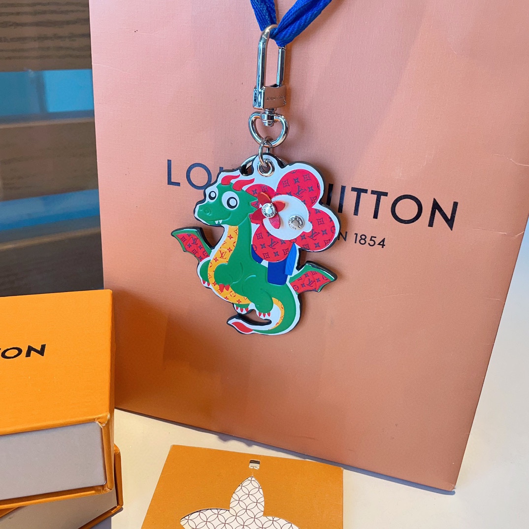 [TOP] Louis Vuitton LV Dragon Year Zodiac Keychain