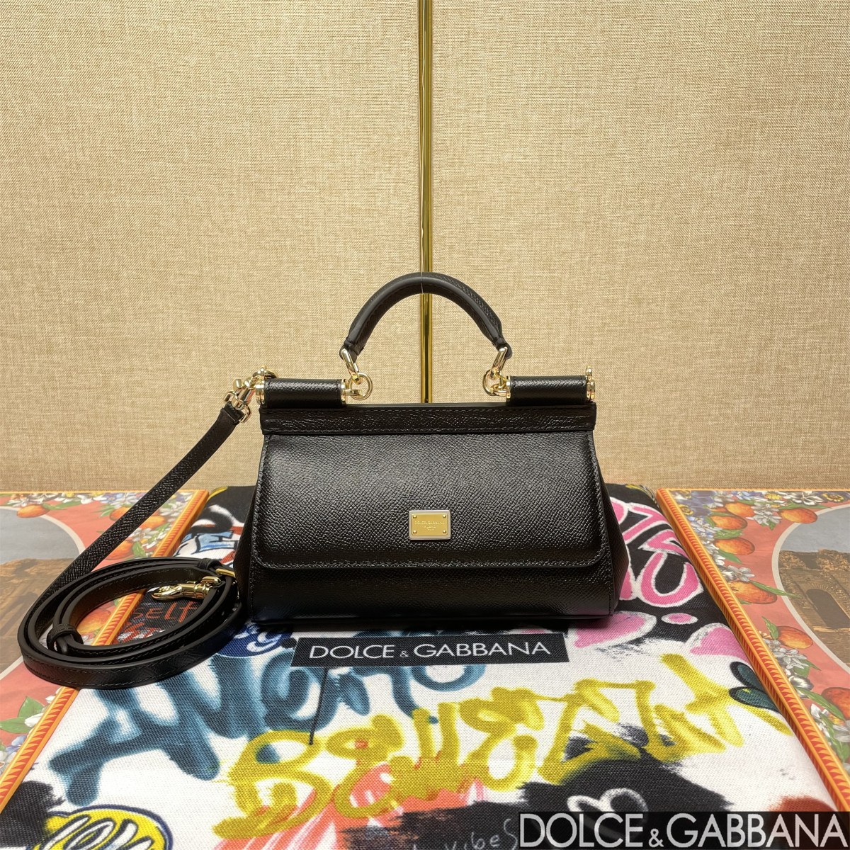 [TOP] Dolce & Gabbana D&G Calfskin Sicily Bag 11x18x6cm - 16 Color